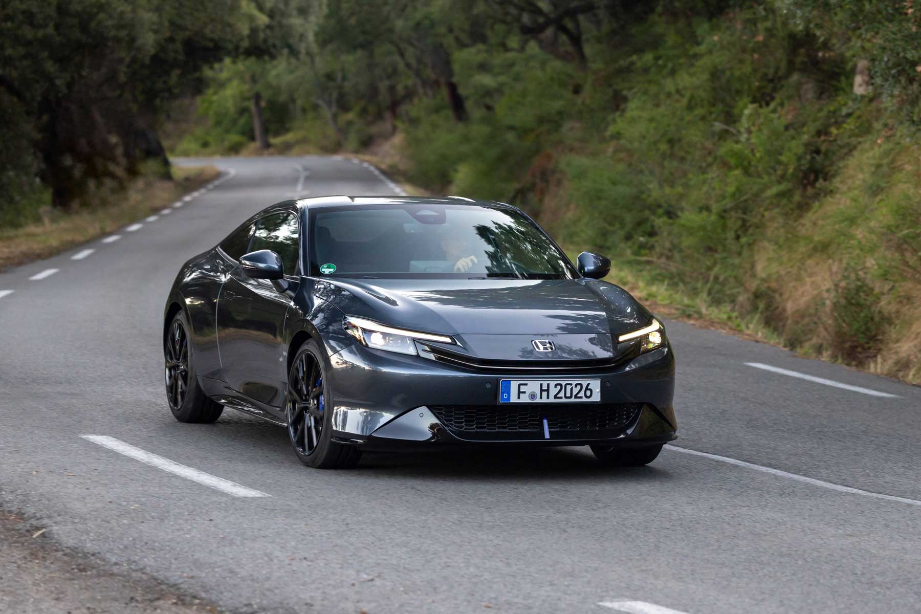 Honda Prelude foto exterior gris