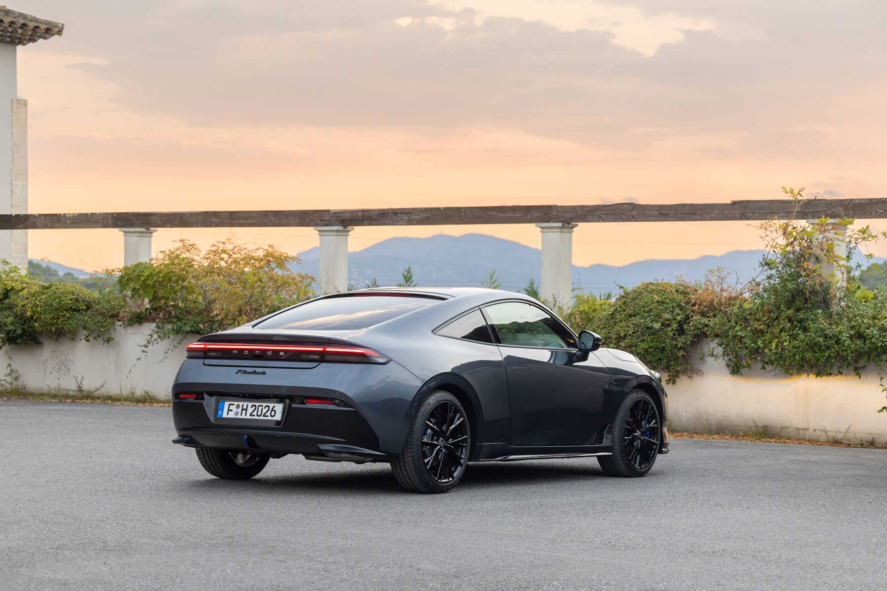 Honda Prelude foto exterior gris