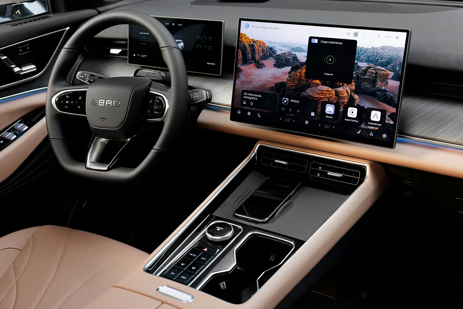 EBRO s900 foto interior pantalla