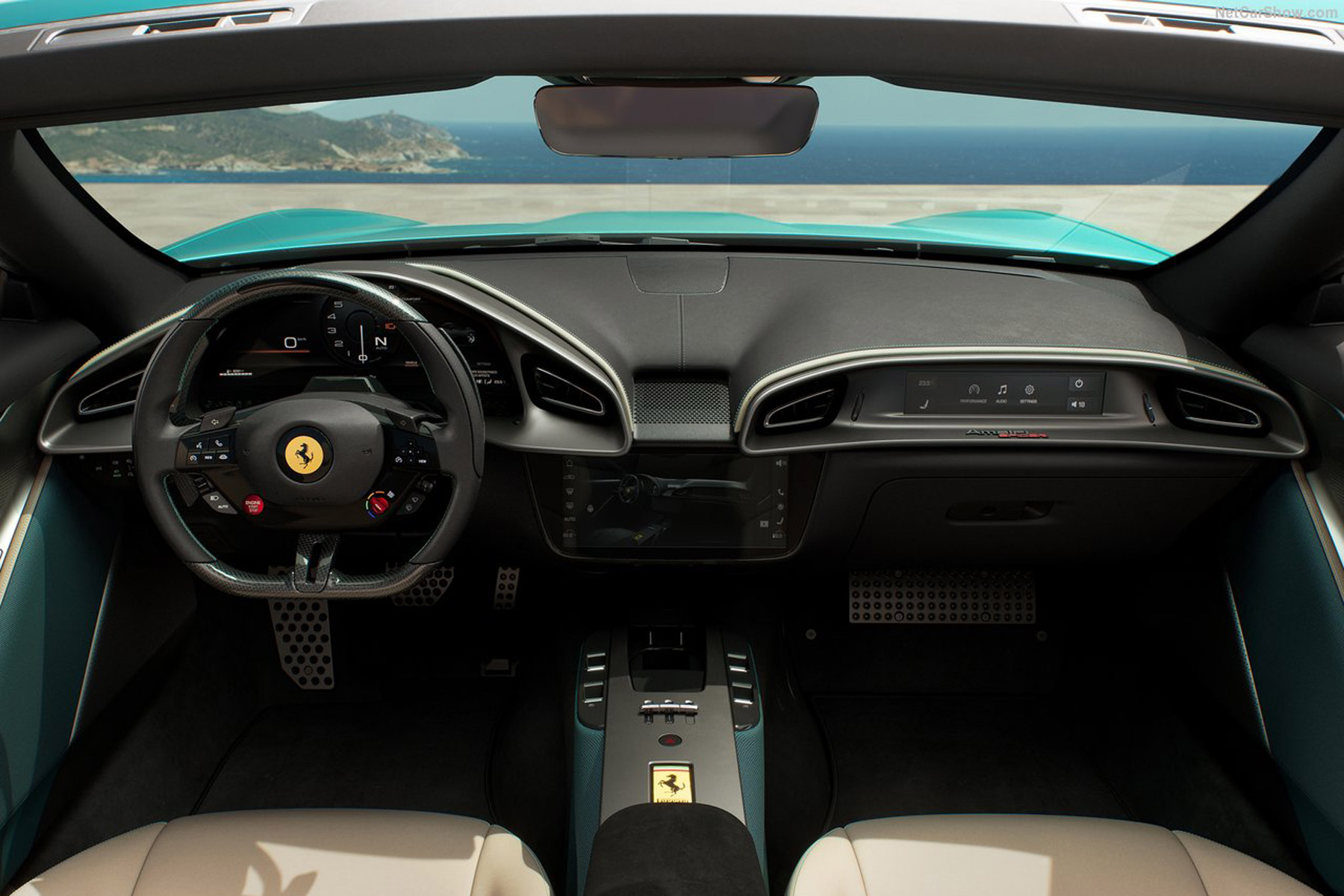 Ferrari Amaldi Spider foto interior estática