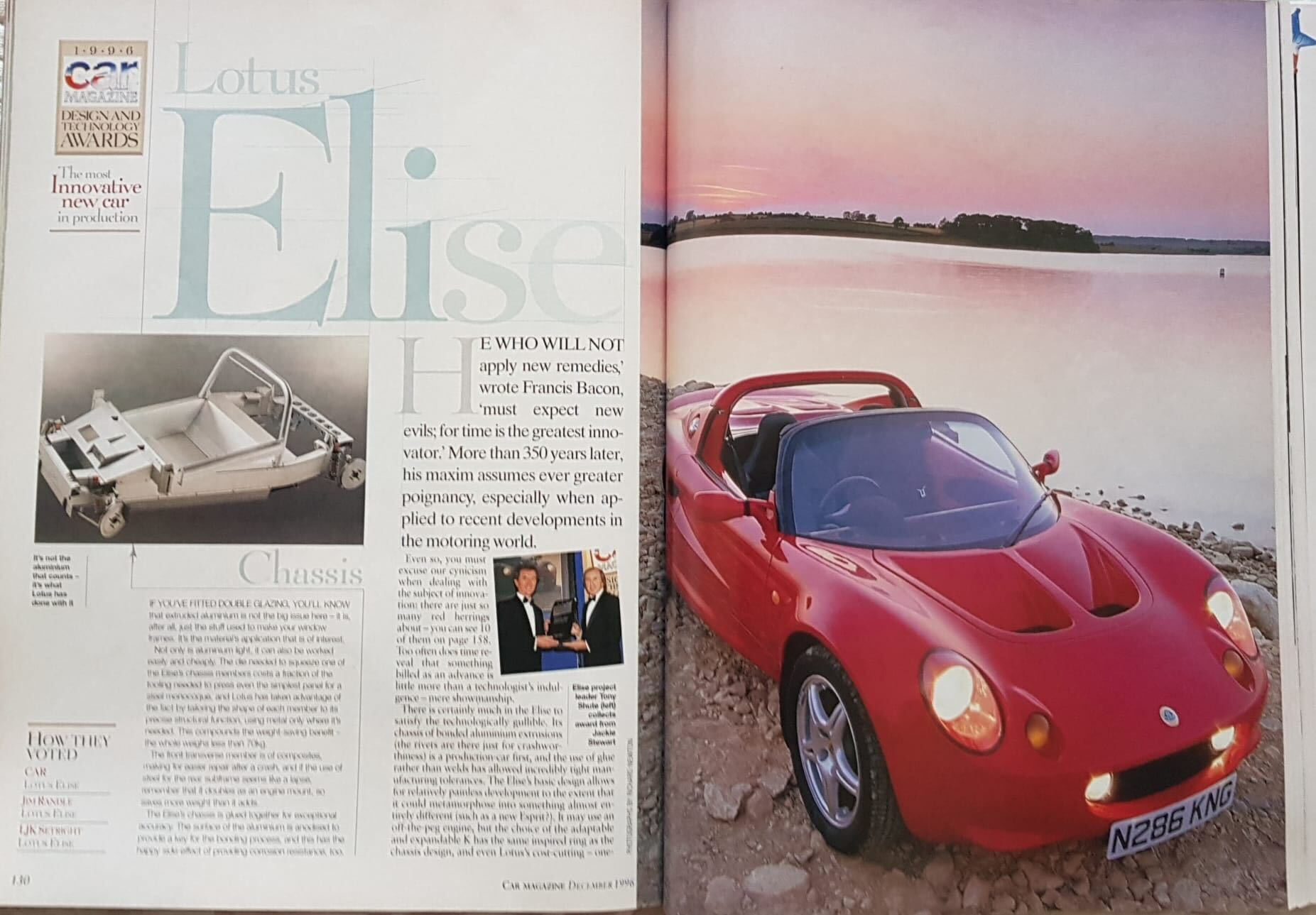 Lotus Elise revista CAR Magazine