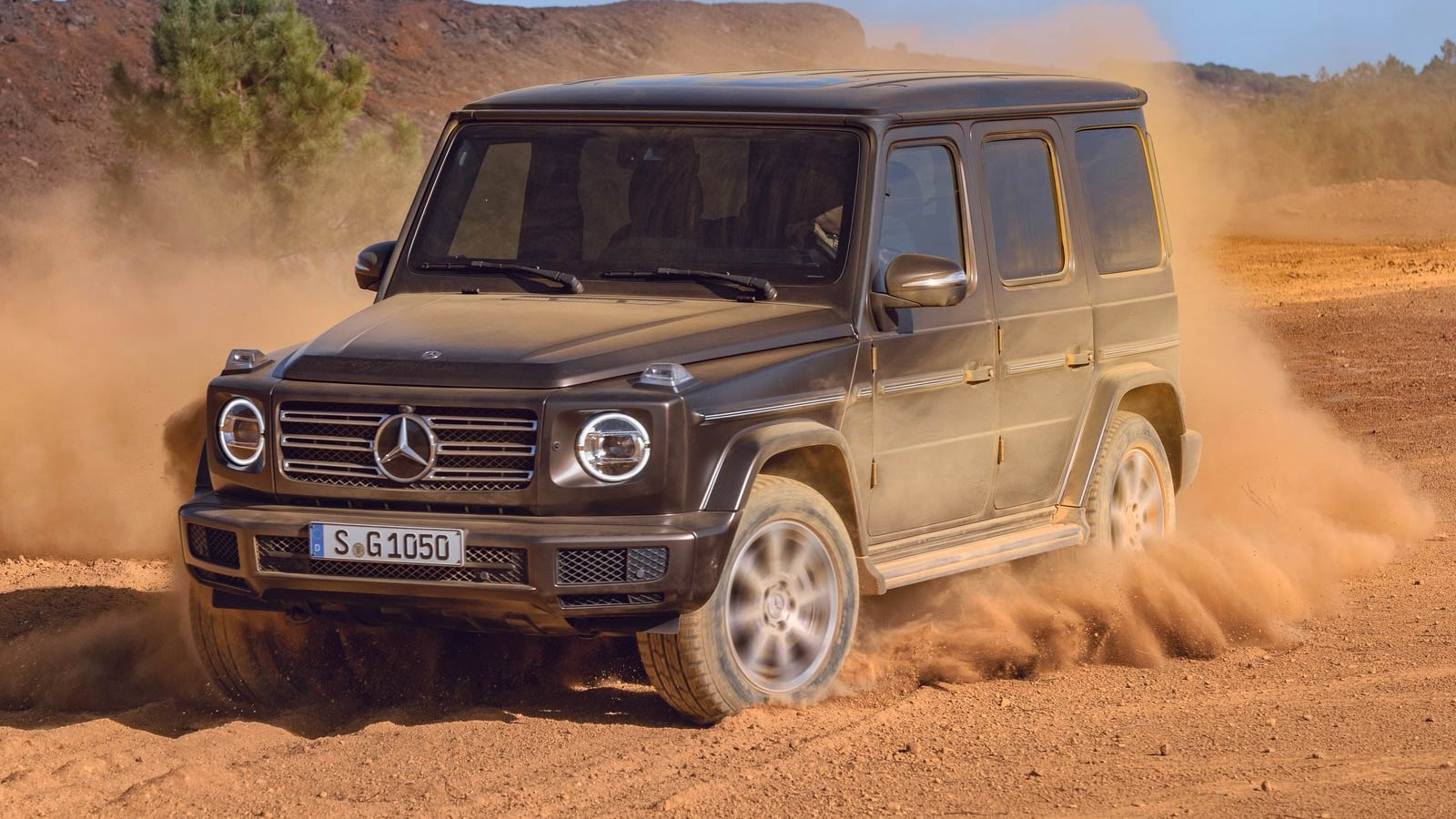 Vista conducción desierto Mercedes Clase G