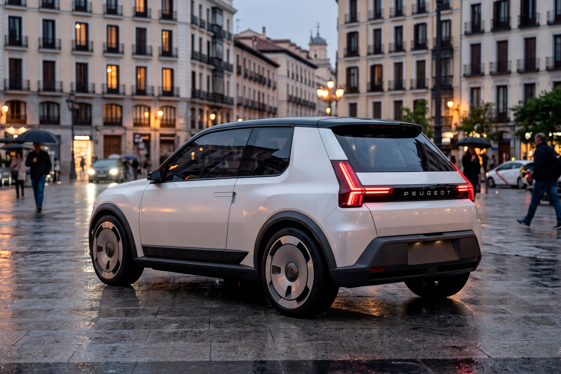Peugeot e-205 render 2026