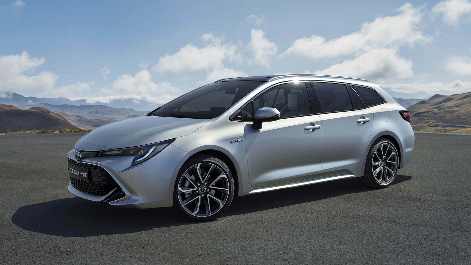 Vista general Toyota Corolla TS gris