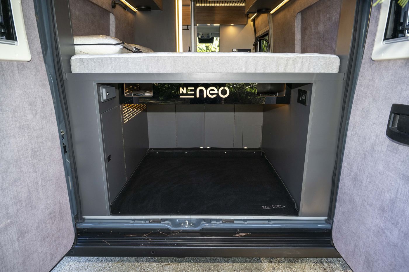 Fiat Ducato Nomade Nation Neo: el hueco trasero.
