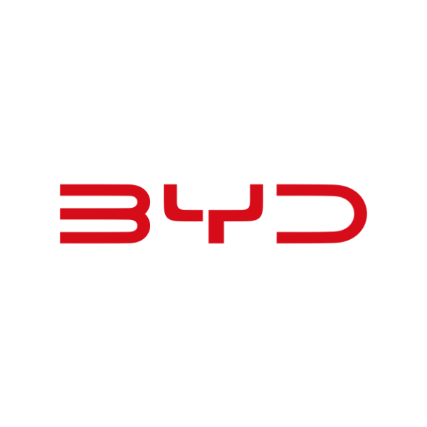 Logo de BYD: las letras BYD con trazo geométrico