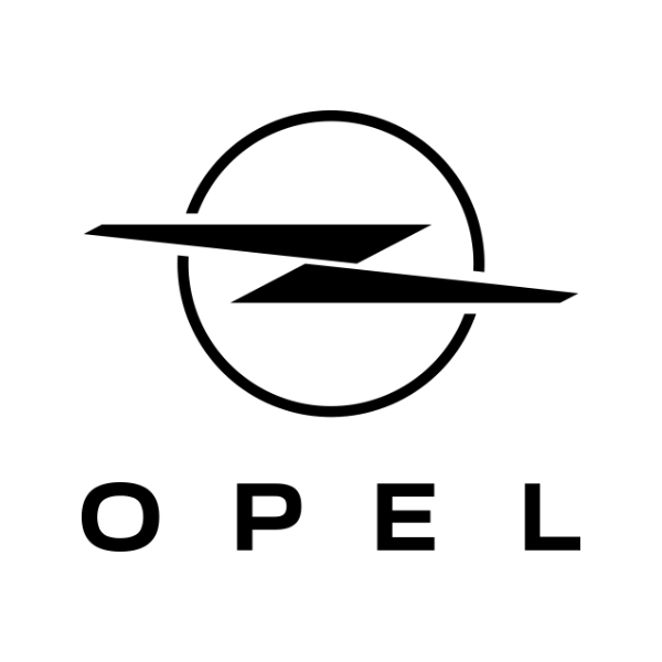 Logo de Opel: un rayo horizontal dentro de un círculo