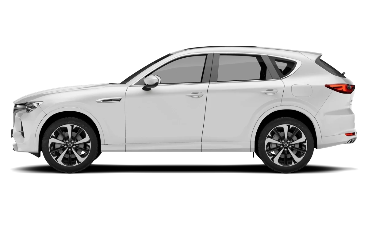 Mazda CX-60 de perfil, oferta de renting en Carwow