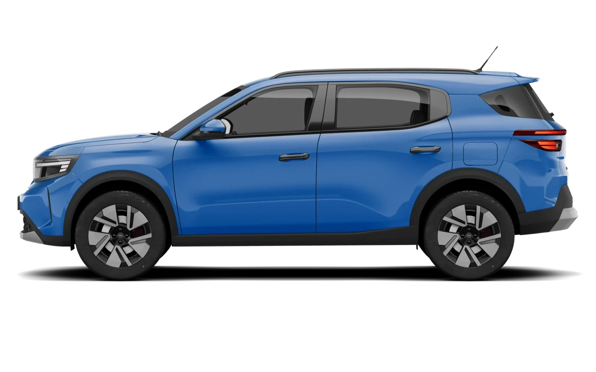 Opel Frontera Hybrid de perfil, oferta de renting en Carwow
