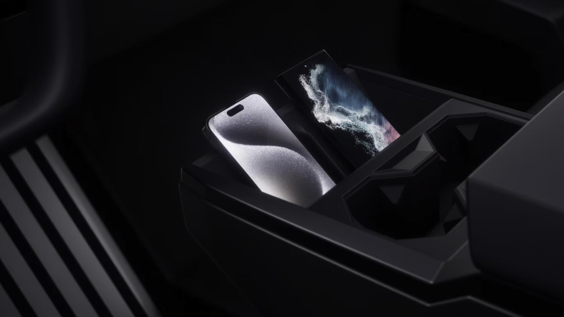 Tesla Cybertruck consola central